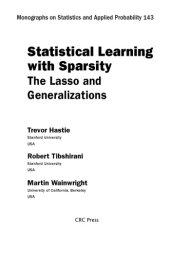 book Statistical Learning with Sparsity. The Lasso and Generalizations