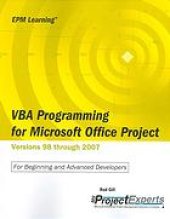 book VBA programming for Microsoft Office project : versions 98 through 2007