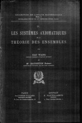 book Les systèmes axiomatiques de la théorie des ensembles