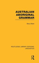 book Australian Aboriginal Grammar