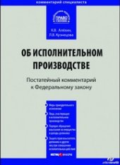 book Комментарий к Федеральному закону от 2 октября 2007 г. № 229-ФЗ «Об исполнительном производстве» (постатейный)