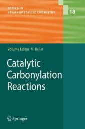 book Catalytic carbonylation reactions