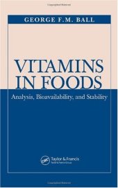 book Vitamins in foods: analysis, bioavailability, and stability