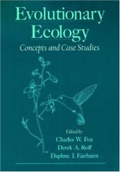 book Evolutionary ecology: concepts and case studies