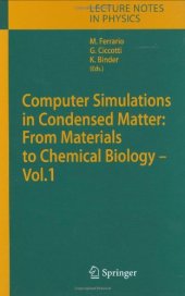 book Computer simulations in condensed matter systems: from materials to chemical biology