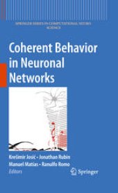 book Coherent behavior in neuronal networks