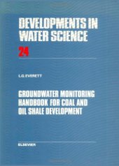 book Groundwater Monitoring Handbook for Coal and Oil Shale Development