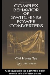 book Complex behavior of switching power converters