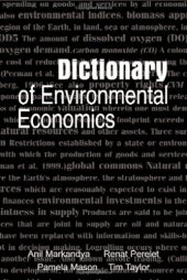 book Dictionary of environmental economics