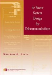 book DC power system design for telecommunications