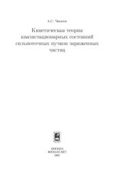 book Кинетическая теория квазистационарных состояний сильноточных пучков заряженных частиц