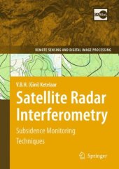 book Satellite radar interferometry: subsidence monitoring techniques