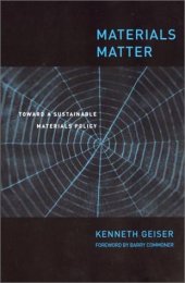 book Materials matter: toward a sustainable materials policy