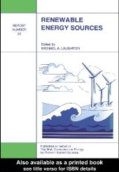 book Renewable energy sources