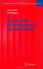 book An Introduction to Computational Micromechanics: Corrected Second Printing