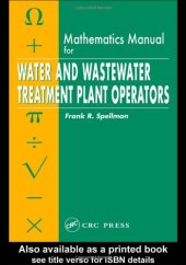 book Mathematics manual for water and wastewater treatment plant operators