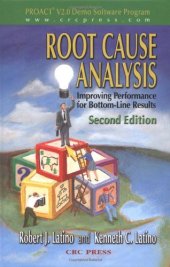 book Root cause analysis: improving performance for bottom-line results