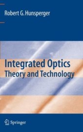 book Integrated optics: theory and technology