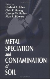 book Metal speciation and contamination of soil