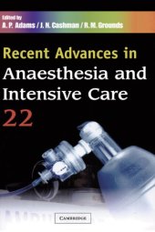 book Recent advances in anaesthesia and intensive care. 22