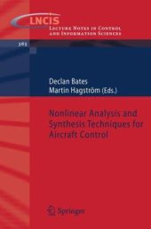 book Nonlinear Analysis and Synthesis Techniques for Aircraft Control