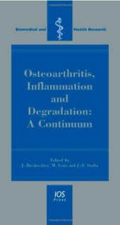 book OA, Inflammation and Degradation: A Continuum - Volume 70 Biomedical and Health Research