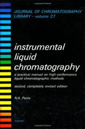 book Instrumental liquid chromatography: a practical manual on high-performance liquid chromatographic methods