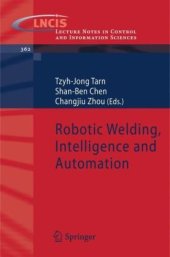 book Robotic Welding, Intelligence and Automation