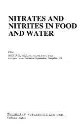 book Nitrates and nitrites in food and water