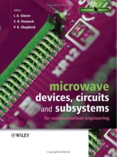 book Microwave devices, circuits and subsystems for communications engineering