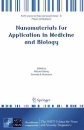 book Nanomaterials for application in medicine and biology