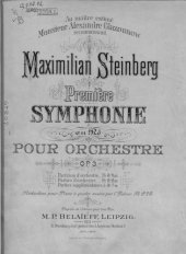 book Premiere symphonie en pour orchestre