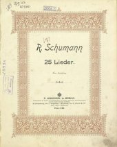 book 25 Lieder