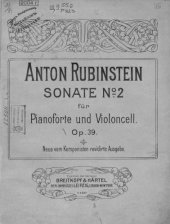 book Sonate № 2 fur Pianoforte und Violoncell