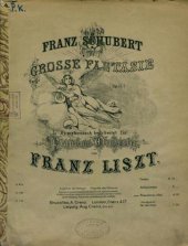 book Grosse Fantasie, op. 15, fur Piano und Orchester v. F. Liszt simphonisch bearb. Pianostimme allein