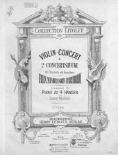 book Violin-Concert & 2 Concertstucke fur Clarinette und Bassethorn v. F. Mendelssohn-Bartholdy