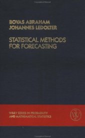 book Statistical methods for forecasting