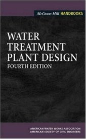 book Water Treatment Plant Design