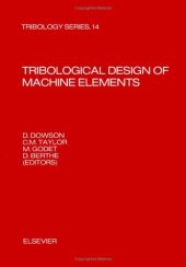 book Tribological design of machine elements