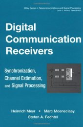 book Digital communication receivers: synchronization, channel estimation, and signal processing