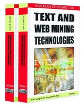 book Handbook of research on text and Web mining techologies