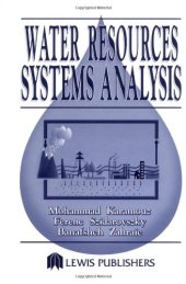 book Water resources systems analysis