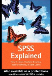 book SPSS explained