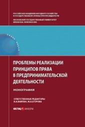 book Проблемы реализации принципов права в предпринимательской деятельности