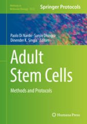 book Adult Stem Cells: Methods and Protocols