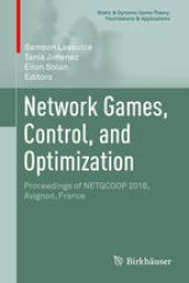 book Network Games, Control, and Optimization: Proceedings of NETGCOOP 2016, Avignon, France