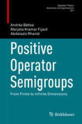 book Positive Operator Semigroups: From Finite to Infinite Dimensions