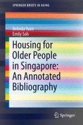 book Housing for Older People in Singapore: An Annotated Bibliography 