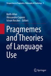 book Pragmemes and Theories of Language Use