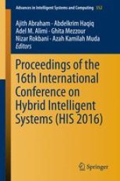 book Proceedings of the 16th International Conference on Hybrid Intelligent Systems (HIS 2016)